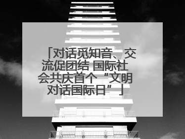 对话觅知音、交流促团结 国际社会共庆首个“文明对话国际日”